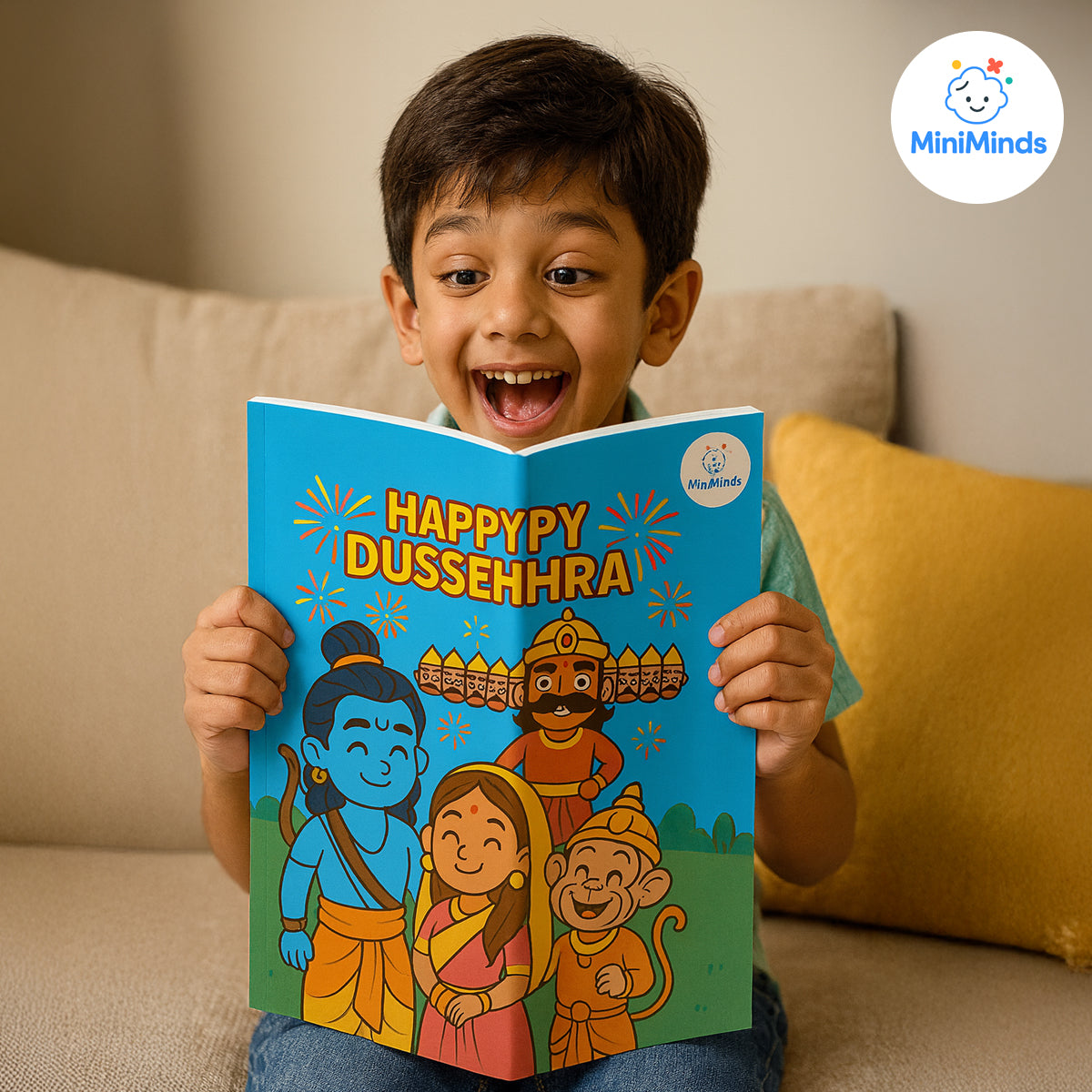 Dussehra Digital Coloring Book for Kids | Instant Download Printable Activity Pages
